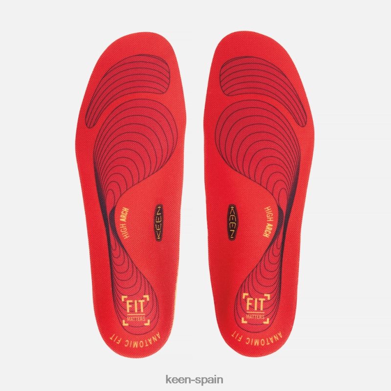 67LRTD416 Keen hombres plantilla de arco alto utilitario k-30 rojo