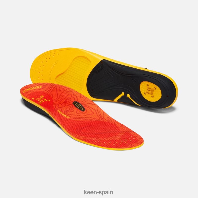 67LRTD442 Keen hombres plantilla de arco alto al aire libre k-30 rojo