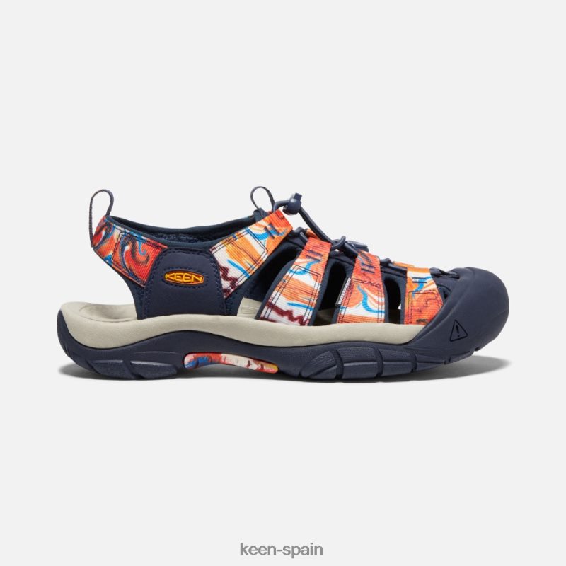 67LRTD405 Keen hombres newport x al aire libre afro maravilloso naranja-azul marino