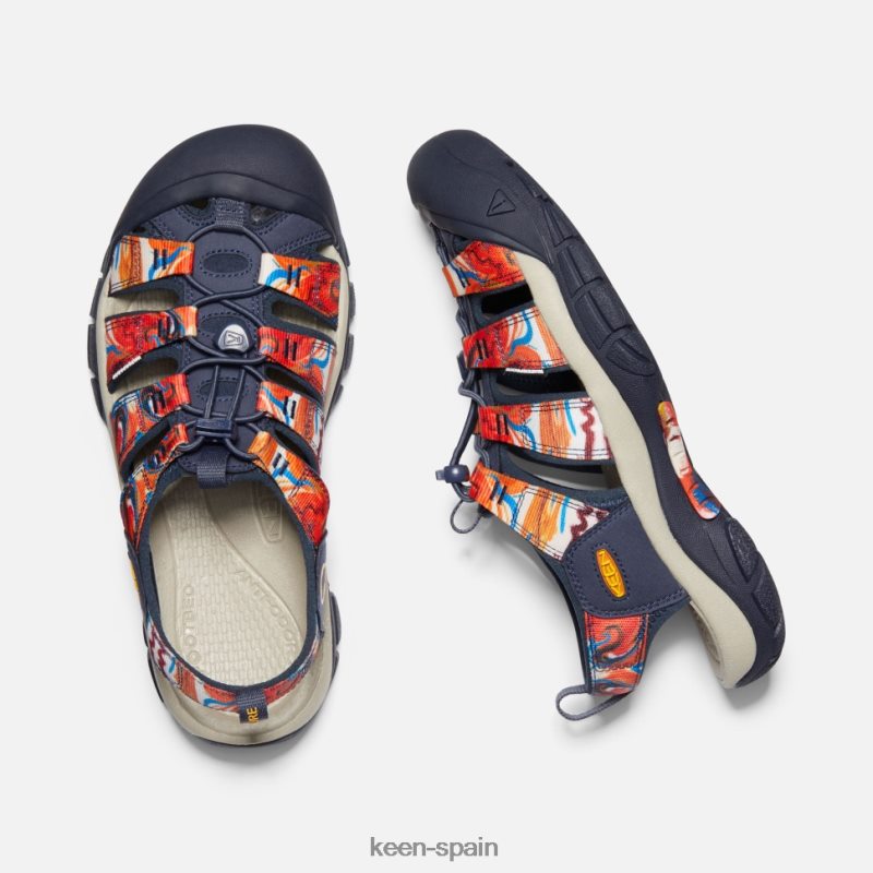 67LRTD405 Keen hombres newport x al aire libre afro maravilloso naranja-azul marino