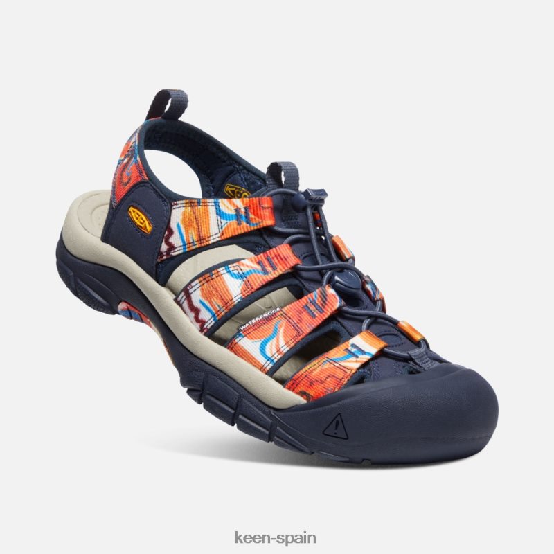 67LRTD405 Keen hombres newport x al aire libre afro maravilloso naranja-azul marino