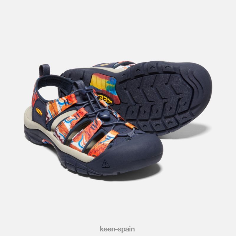 67LRTD405 Keen hombres newport x al aire libre afro maravilloso naranja-azul marino