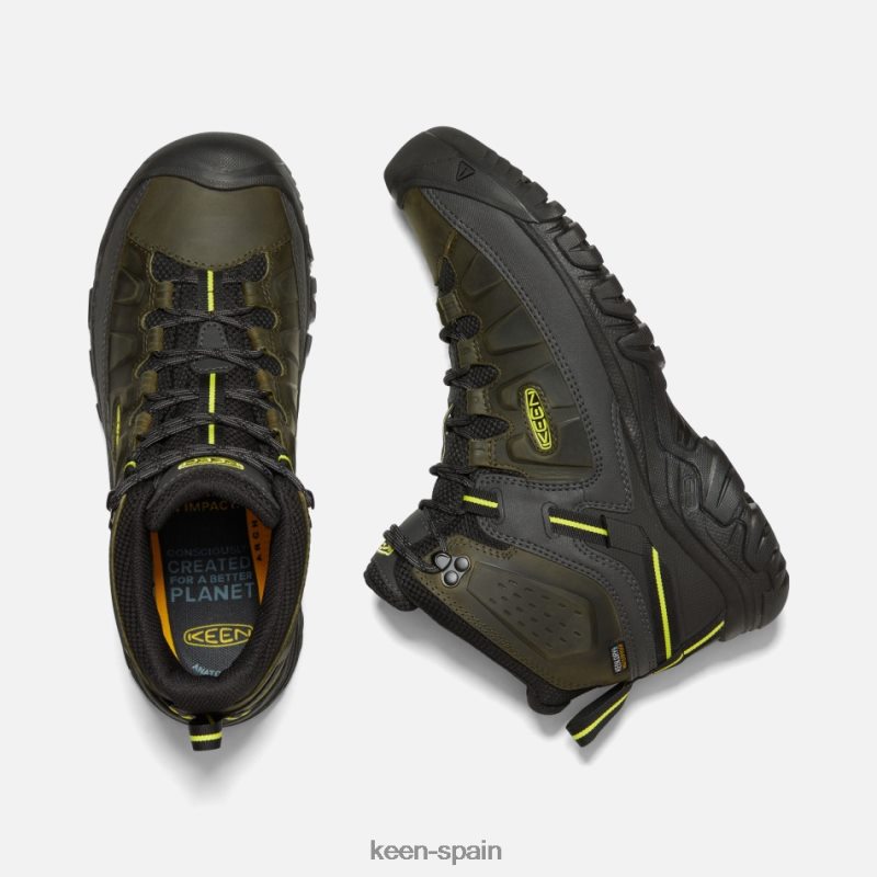67LRTD261 Keen hombres botas de montaña impermeables targhee iii onagra del bosque