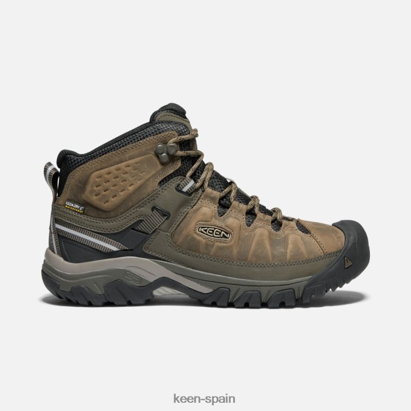 67LRTD263 Keen hombres botas de montaña impermeables targhee iii cuerda elástica-negro