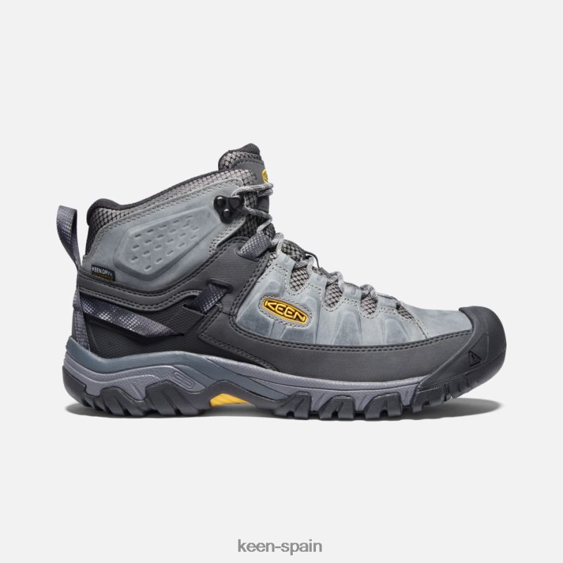 67LRTD265 Keen hombres botas de montaña impermeables targhee iii en amarillo llovizna amarillo llovizna