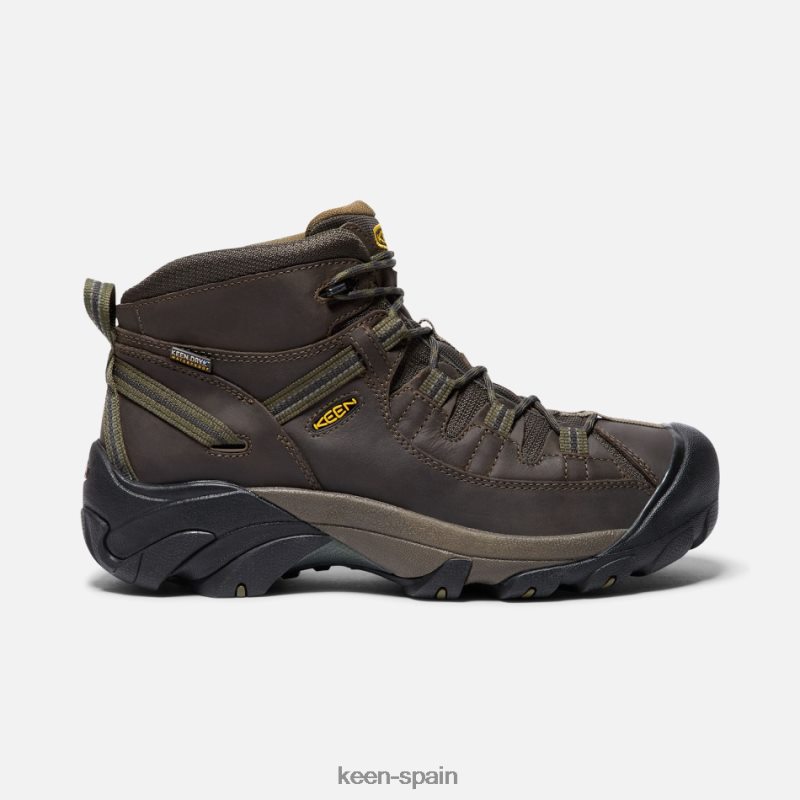 67LRTD267 Keen hombres targhee ii impermeable medio ancho cantimplora-oliva oscura