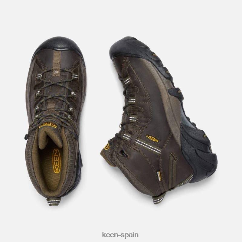 67LRTD267 Keen hombres targhee ii impermeable medio ancho cantimplora-oliva oscura