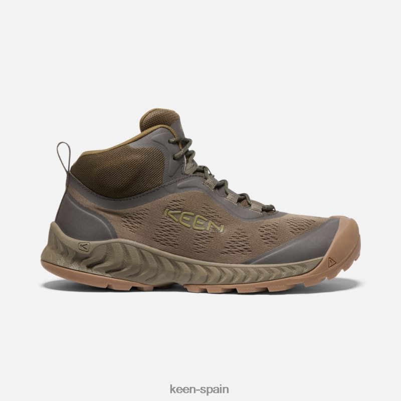 67LRTD393 Keen hombres velocidad nxis media cantimplora verde oliva