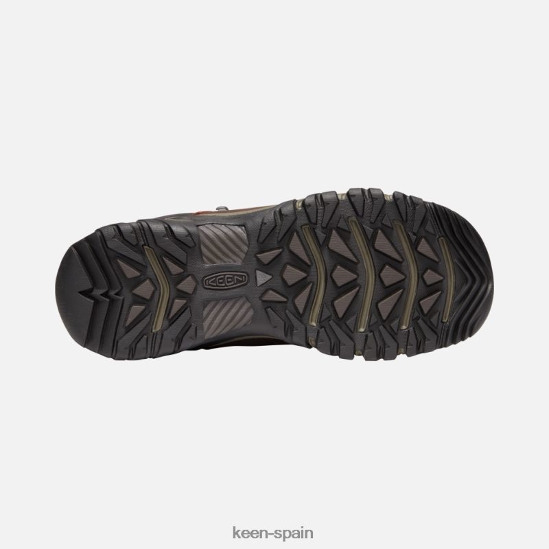 67LRTD520 Keen hombres bota impermeable de encaje alto targhee mantillo de cacao