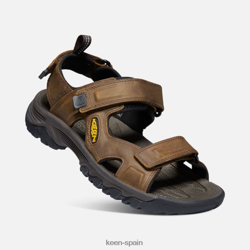 67LRTD522 Keen hombres sandalia con puntera abierta targhee iii mantillo de bisonte