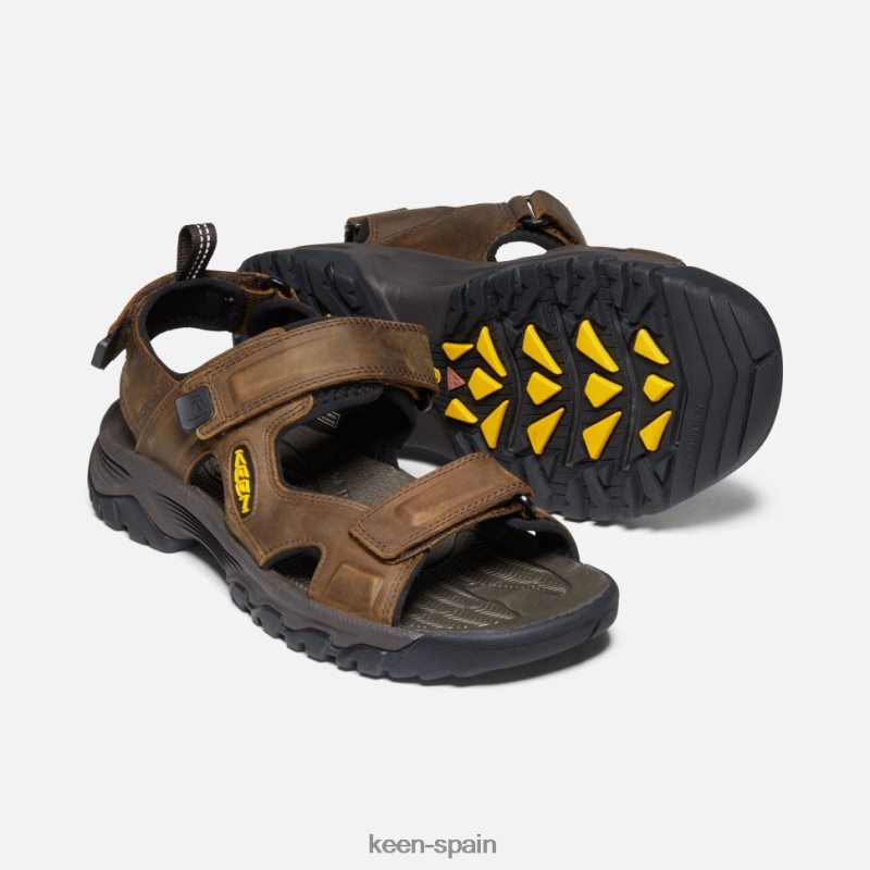 67LRTD522 Keen hombres sandalia con puntera abierta targhee iii mantillo de bisonte
