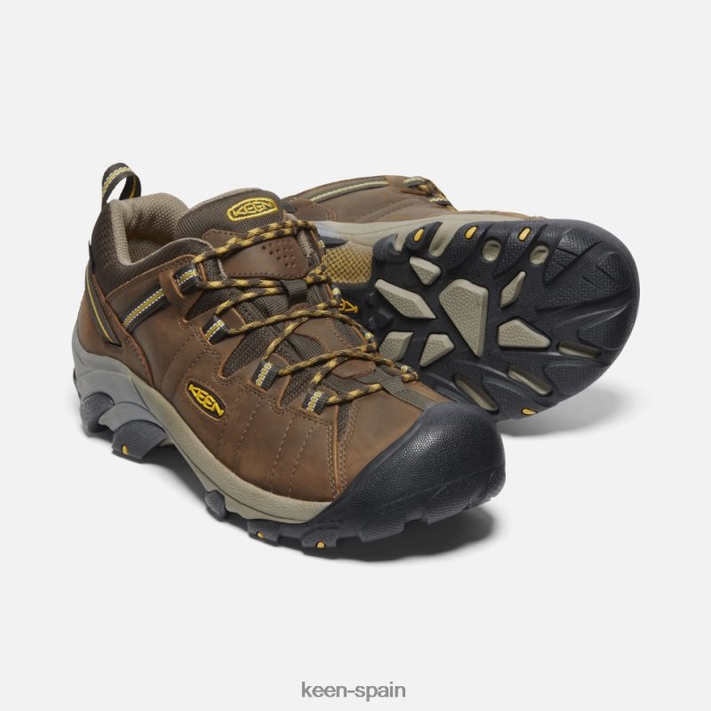 67LRTD497 Keen hombres targhee ii impermeable cascada marrón-amarillo dorado