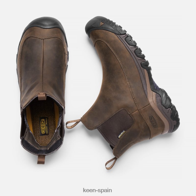 67LRTD506 Keen hombres bota impermeable anclaje iii mantillo de tierra oscura