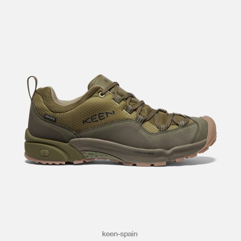 67LRTD508 Keen hombres cresta wasatch impermeable verde oliva oscuro