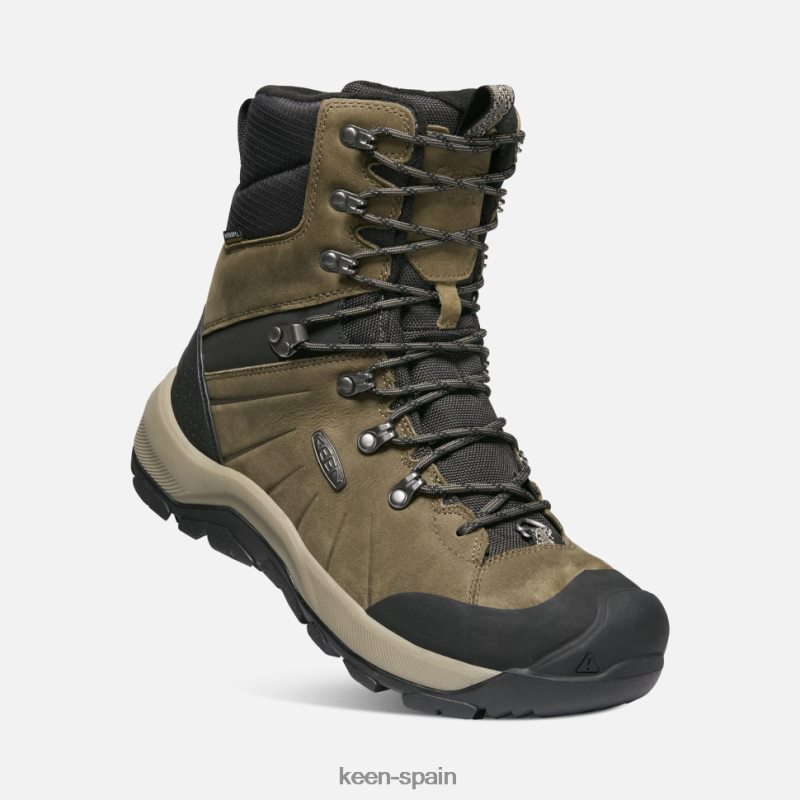 67LRTD510 Keen hombres bota polar alta revel iv cantimplora-negra