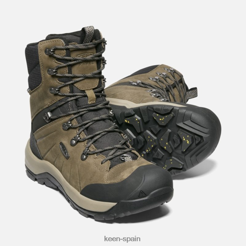 67LRTD510 Keen hombres bota polar alta revel iv cantimplora-negra