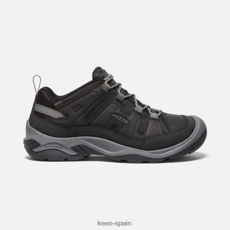 67LRTD471 Keen hombres zapato impermeable circadia negro-gris acero