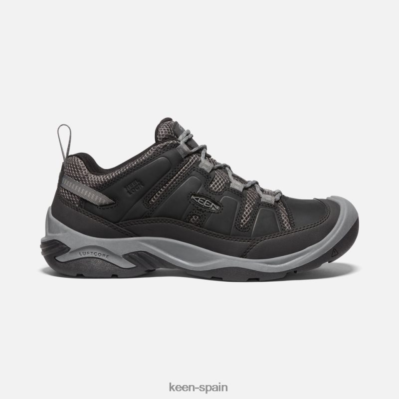 67LRTD475 Keen hombres zapato de ventilación circadia negro-gris acero