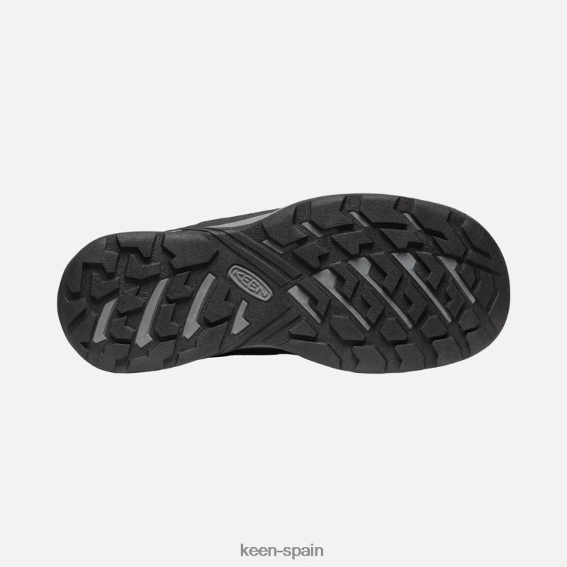 67LRTD475 Keen hombres zapato de ventilación circadia negro-gris acero