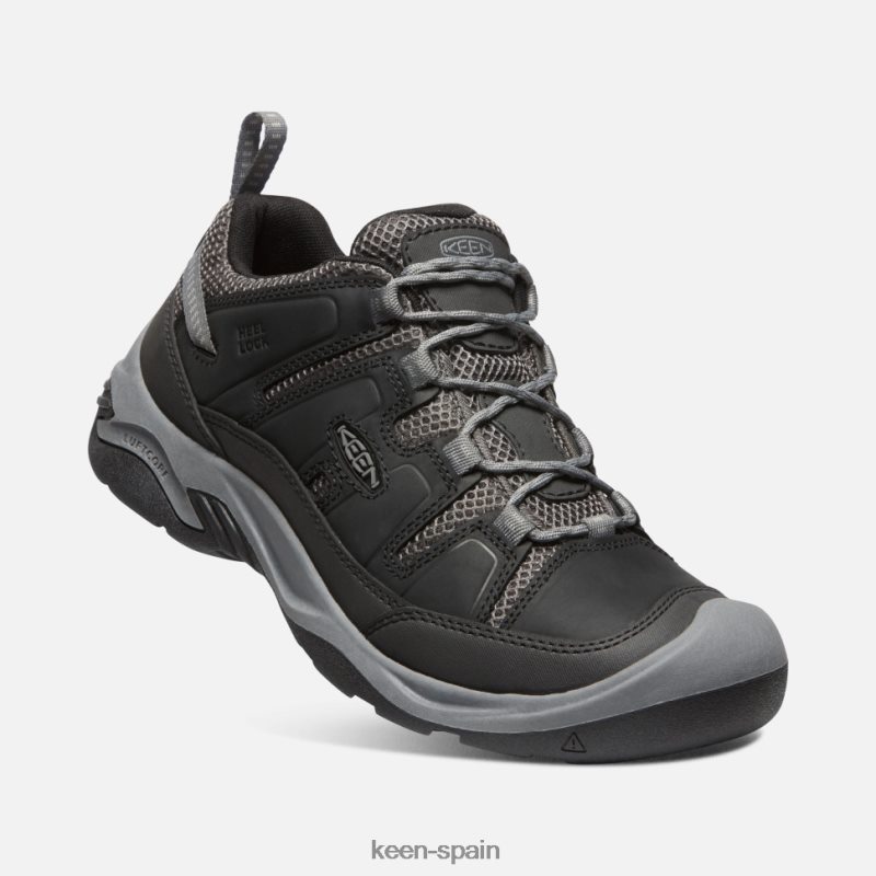 67LRTD475 Keen hombres zapato de ventilación circadia negro-gris acero