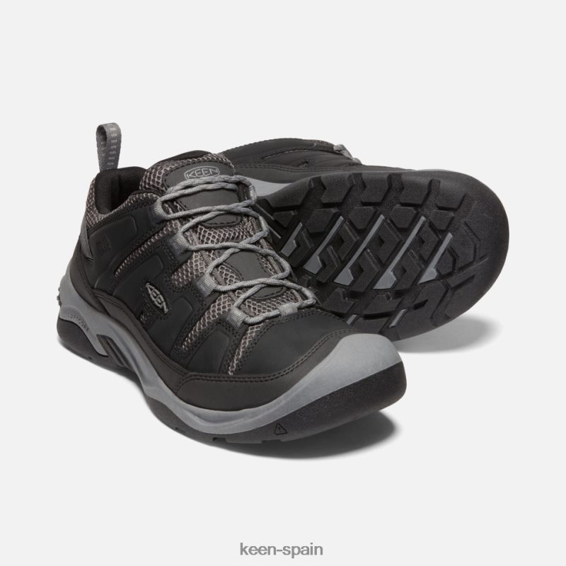 67LRTD475 Keen hombres zapato de ventilación circadia negro-gris acero