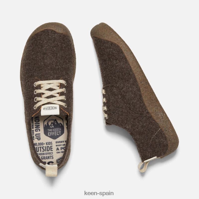 67LRTD489 Keen hombres zapato derby mosey abedul de fieltro marrón