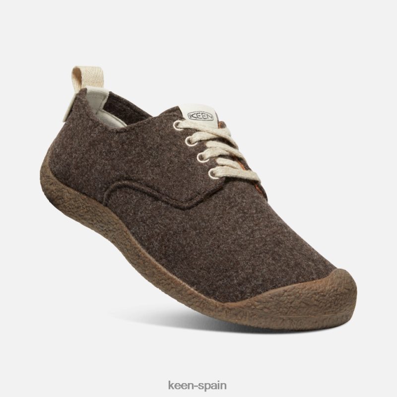 67LRTD489 Keen hombres zapato derby mosey abedul de fieltro marrón