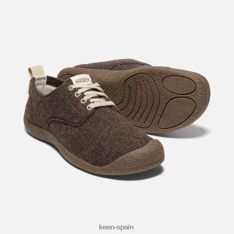 67LRTD489 Keen hombres zapato derby mosey abedul de fieltro marrón