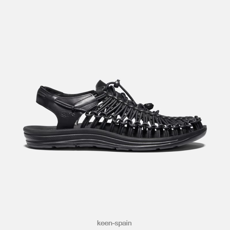 67LRTD236 Keen hombres cuero premium uneek negro