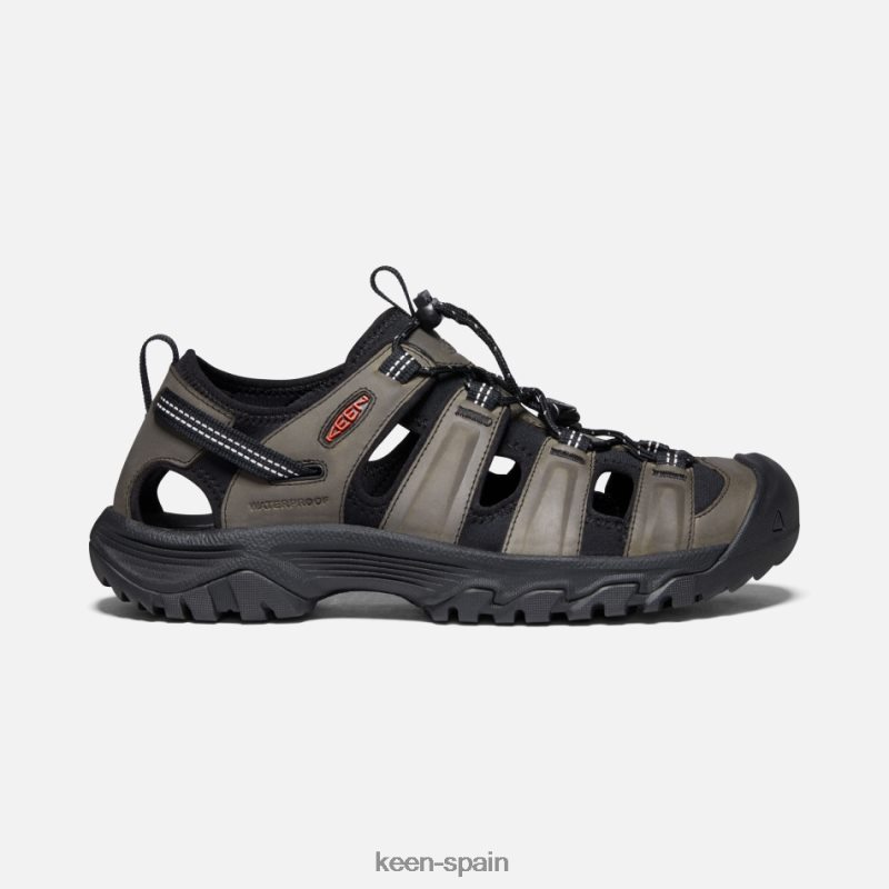 67LRTD255 Keen hombres sandalia targhee iii gris negro