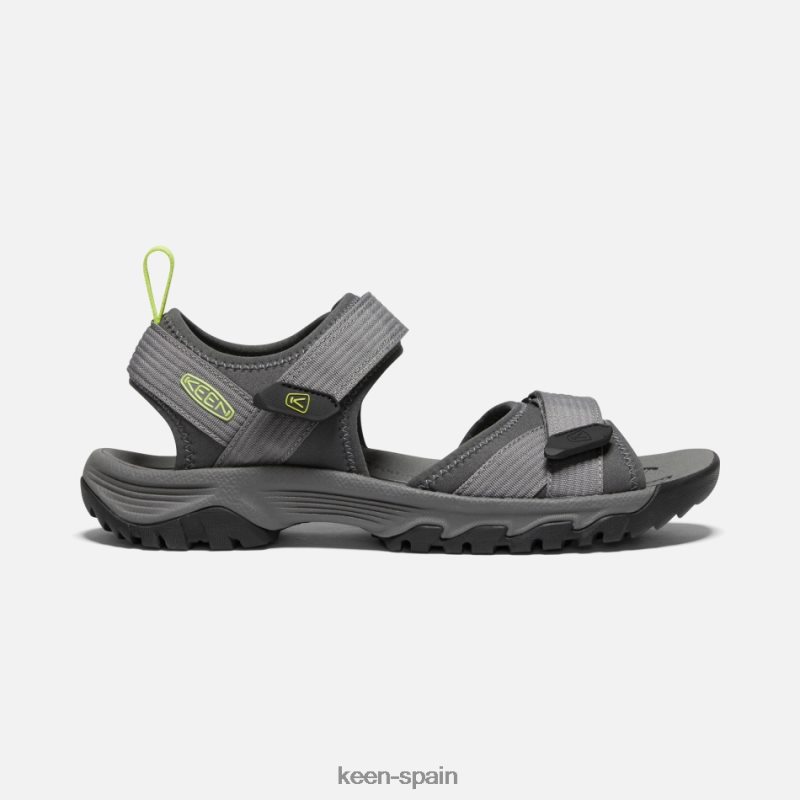 67LRTD288 Keen hombres sandalias targhee iii h2 con puntera abierta onagra gris acero