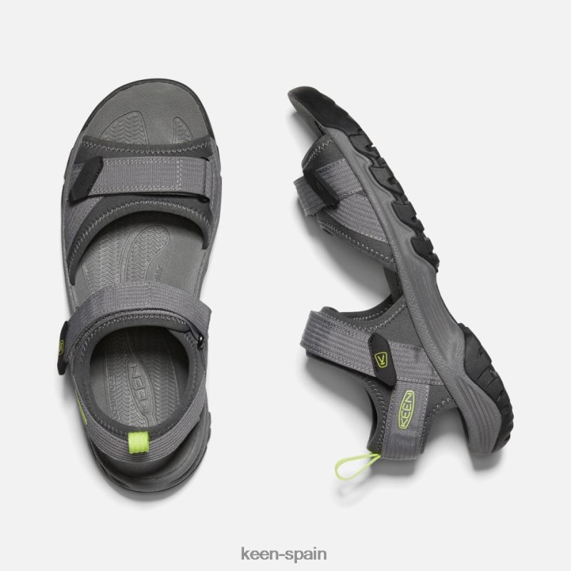 67LRTD288 Keen hombres sandalias targhee iii h2 con puntera abierta onagra gris acero