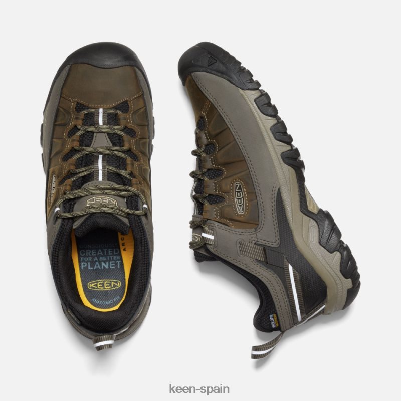 67LRTD257 Keen hombres zapatos de senderismo impermeables targhee iii cuerda elástica-negro