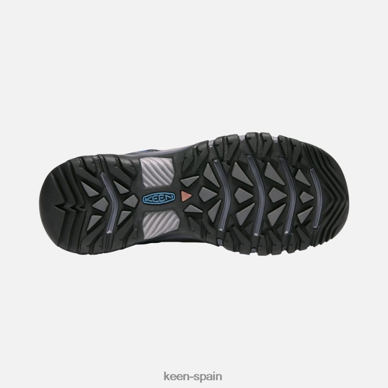 67LRTD259 Keen hombres zapatos de senderismo impermeables targhee iii gris acero-azul capitán