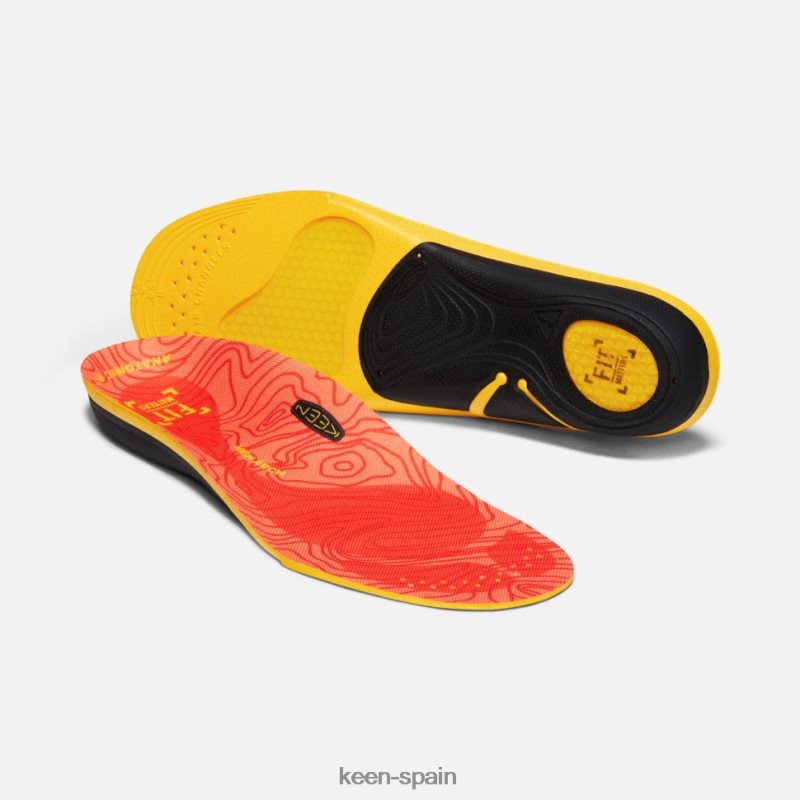 67LRTD427 Keen mujer plantilla de arco alto al aire libre k-30 rojo
