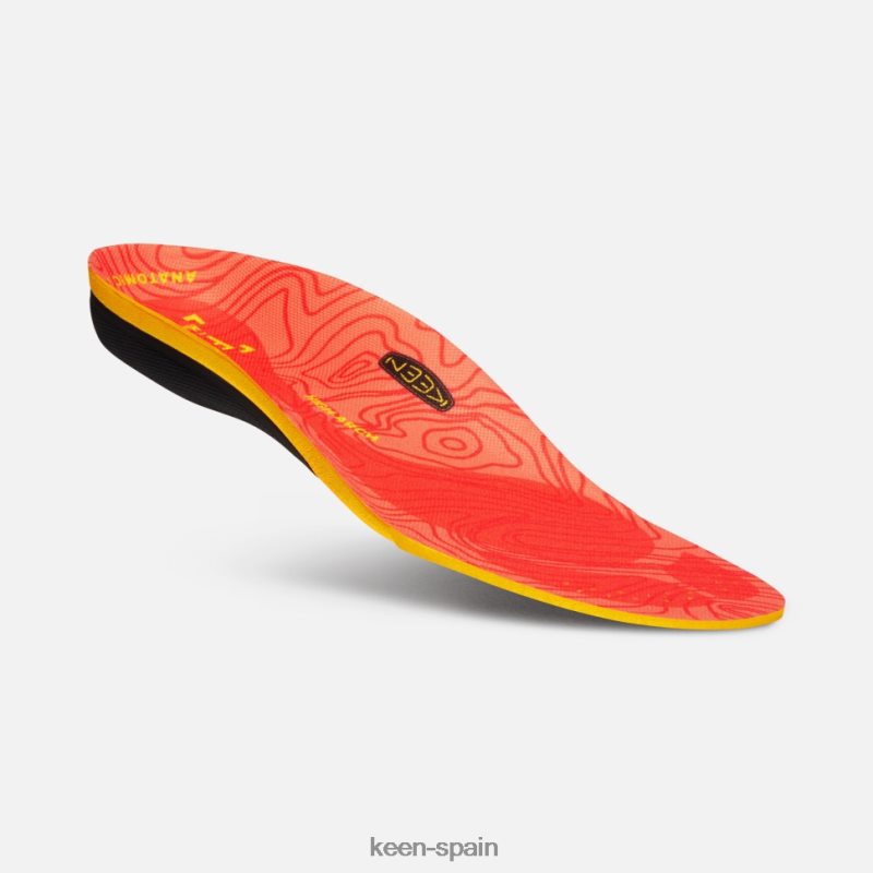 67LRTD427 Keen mujer plantilla de arco alto al aire libre k-30 rojo