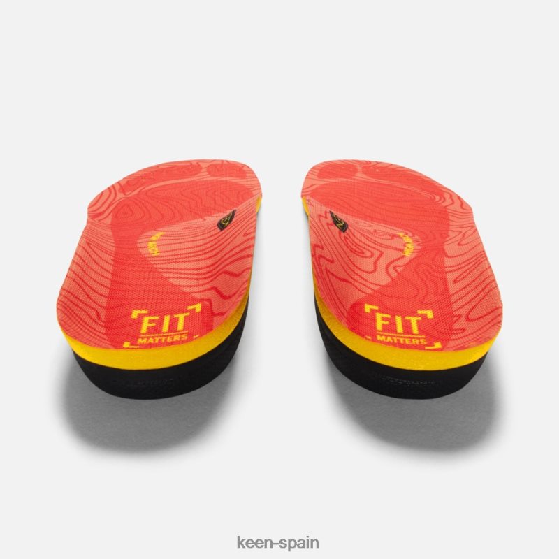 67LRTD427 Keen mujer plantilla de arco alto al aire libre k-30 rojo