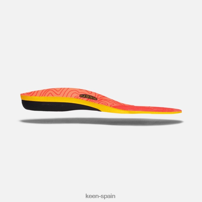 67LRTD427 Keen mujer plantilla de arco alto al aire libre k-30 rojo