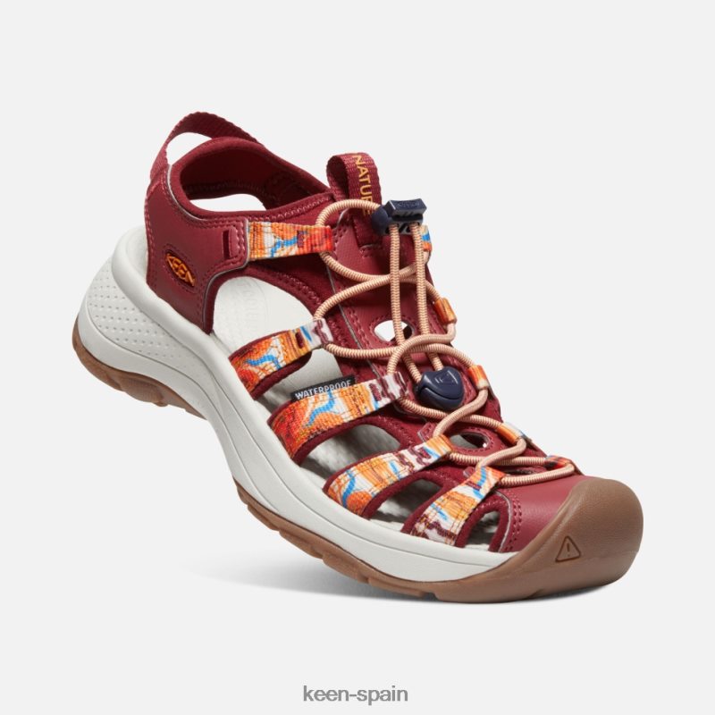 67LRTD406 Keen mujer astoria west x afro al aire libre naranja ola-rojo