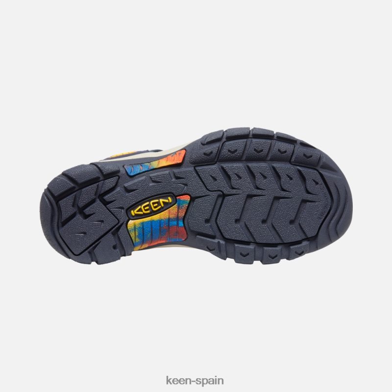 67LRTD407 Keen mujer newport x al aire libre afro maravilloso naranja-azul marino