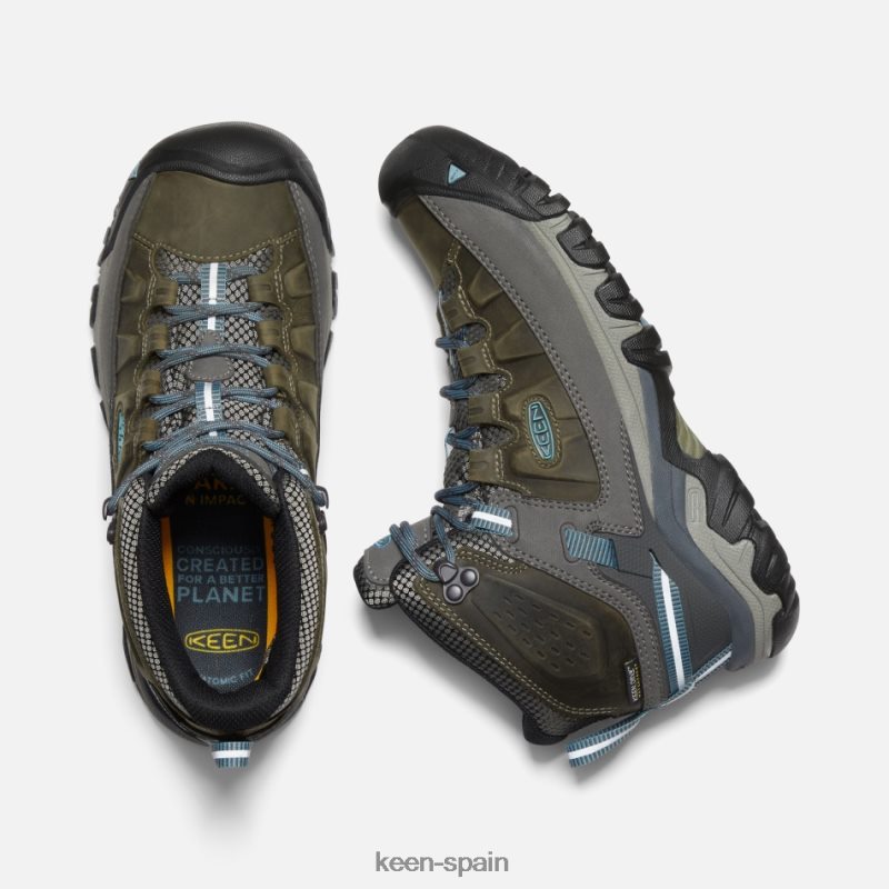 67LRTD175 Keen mujer botas de montaña impermeables targhee iii imán-azul atlántico