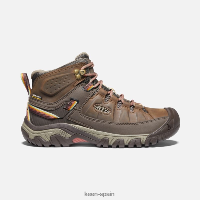 67LRTD176 Keen mujer botas de montaña impermeables targhee iii cuerda elástica-secuoya
