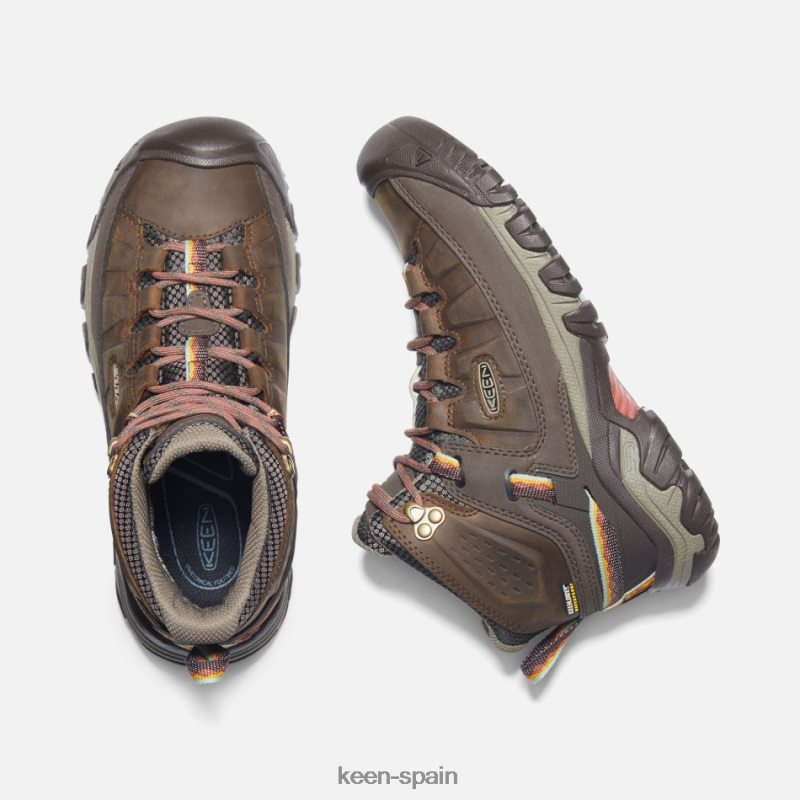 67LRTD176 Keen mujer botas de montaña impermeables targhee iii cuerda elástica-secuoya