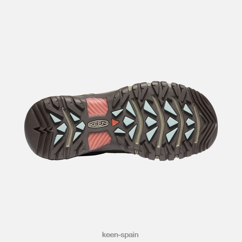 67LRTD176 Keen mujer botas de montaña impermeables targhee iii cuerda elástica-secuoya