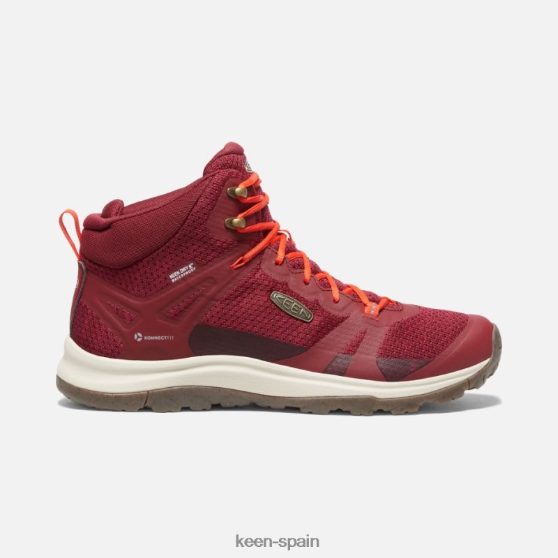 67LRTD180 Keen mujer botas de montaña impermeables terradora ii mermelada de ruibarbo