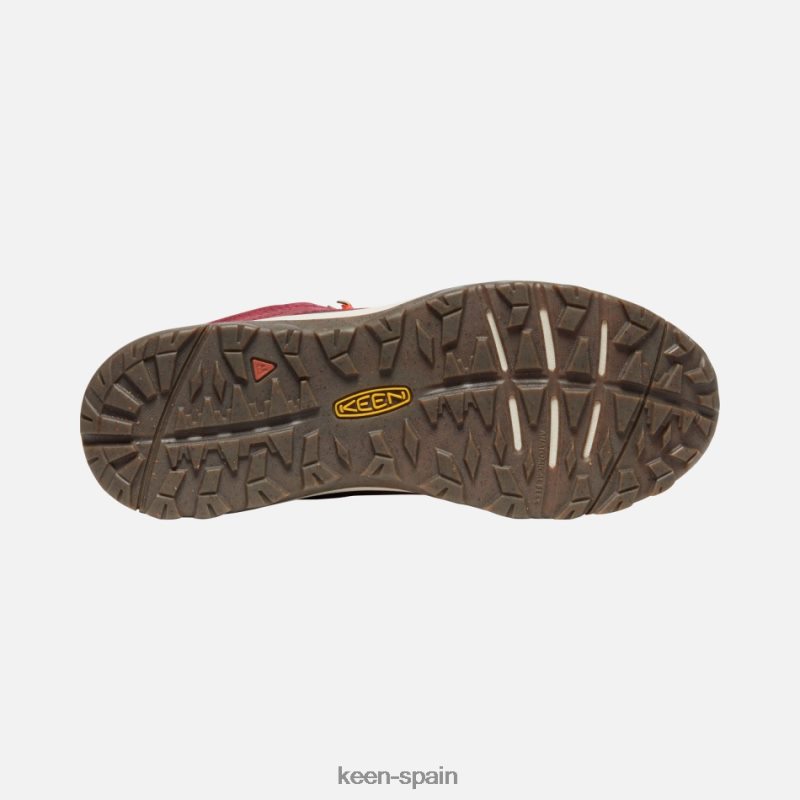 67LRTD180 Keen mujer botas de montaña impermeables terradora ii mermelada de ruibarbo
