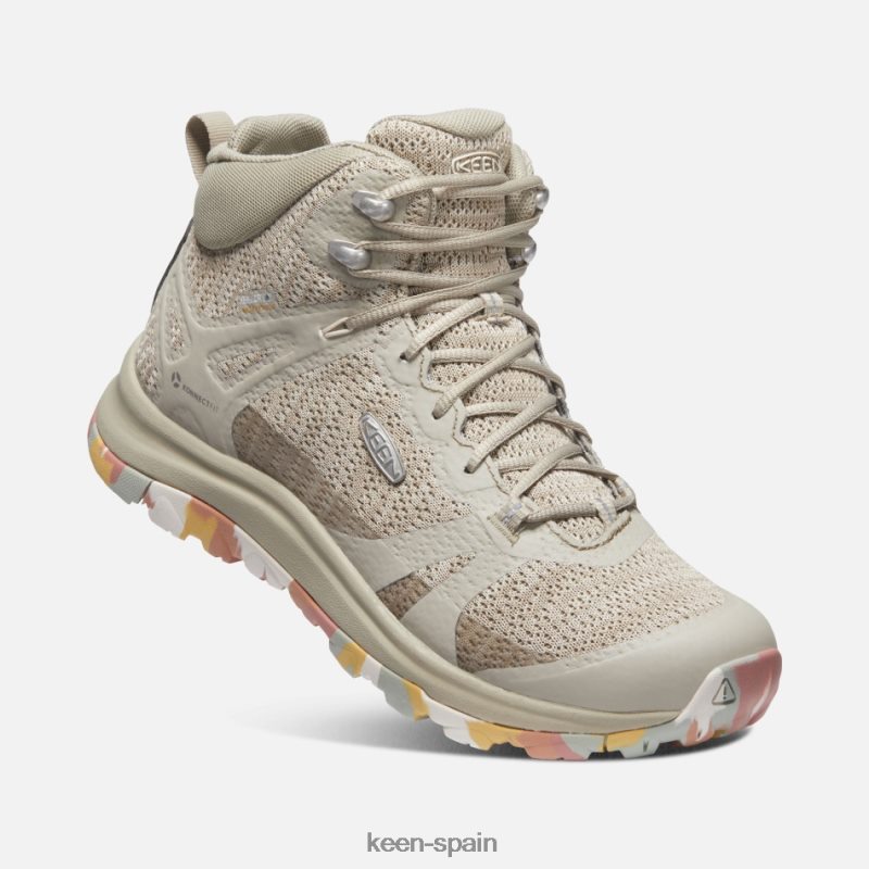 67LRTD181 Keen mujer botas de montaña impermeables terradora ii ladrillo polvo de abedul