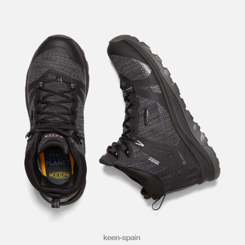 67LRTD183 Keen mujer botas de montaña impermeables terradora ii imán negro