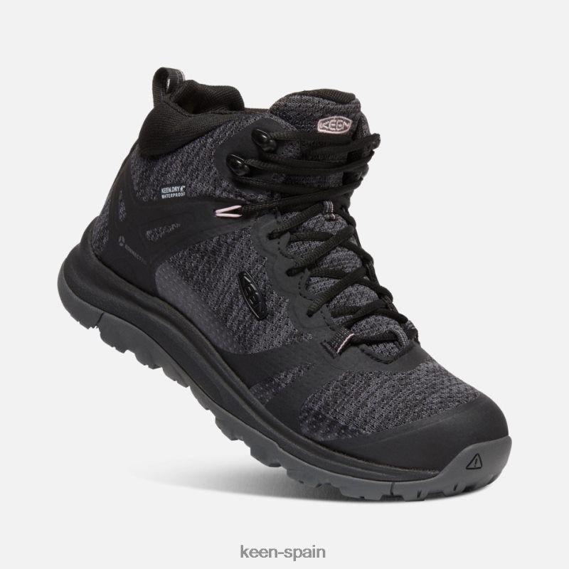 67LRTD183 Keen mujer botas de montaña impermeables terradora ii imán negro
