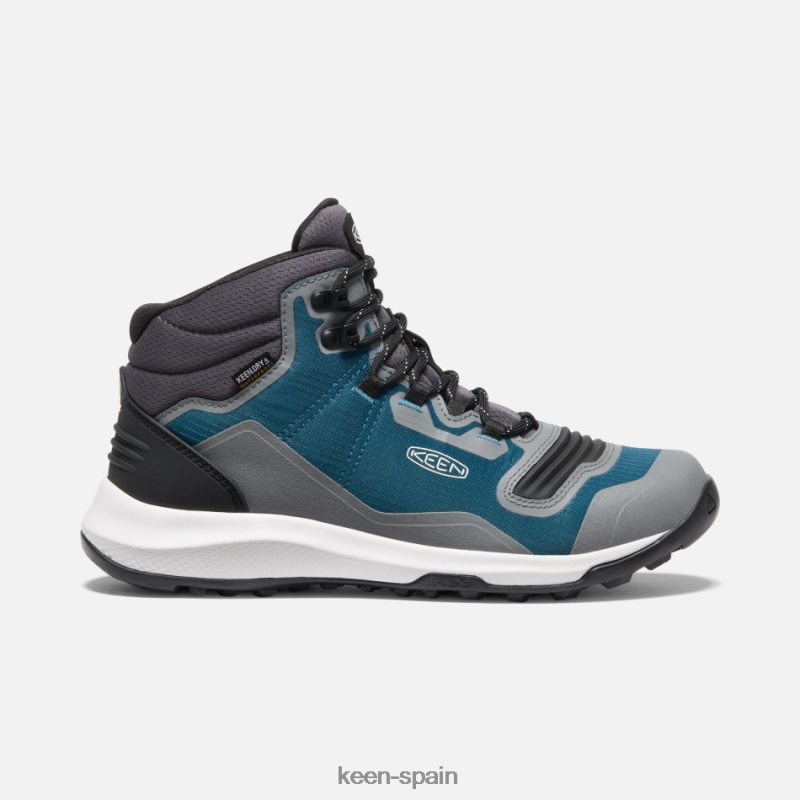 67LRTD187 Keen mujer botas de senderismo impermeables tempo flex azul coral-estrella blanco